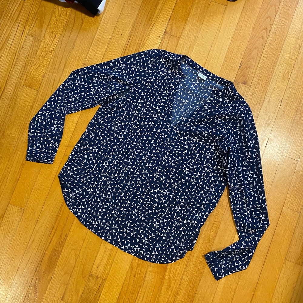 Paper airplane blouse